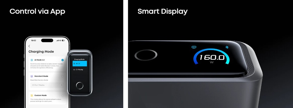 Smart display and app integration - by Anker